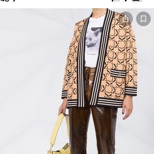 Sandro reversible oversized logo cardigan size 1